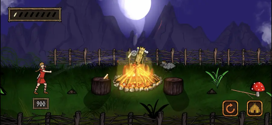 《Viking Trickshot》維京題材加上手繪動畫風格 2