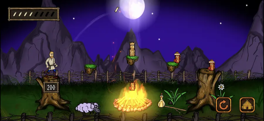 《Viking Trickshot》維京題材加上手繪動畫風格 3