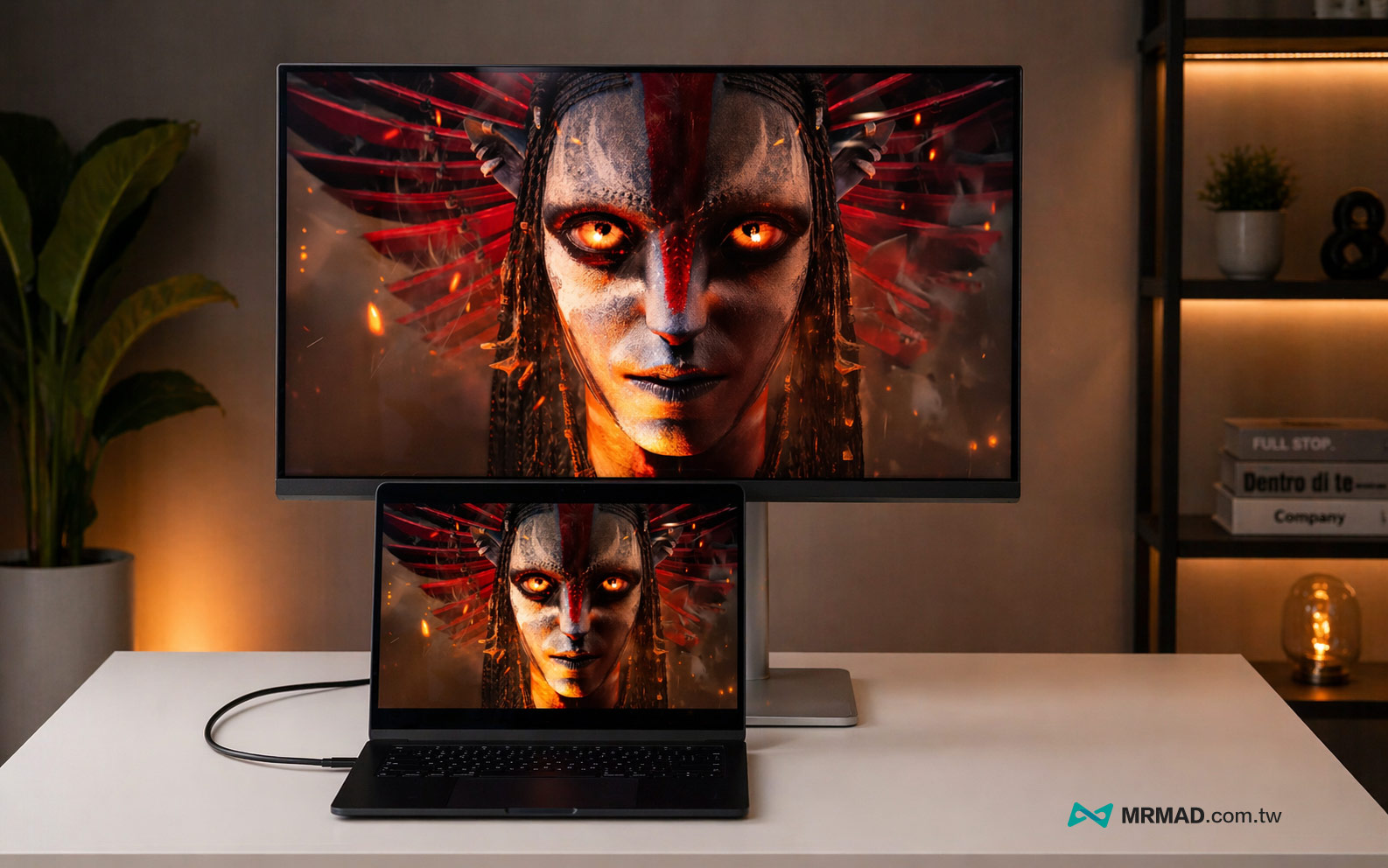 Benq MA320UG搭載 Nano Gloss 鏡面反光和清晰度實測