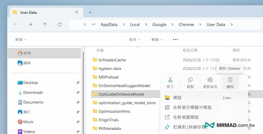 Windows如何刪除Chrome AI模型 2