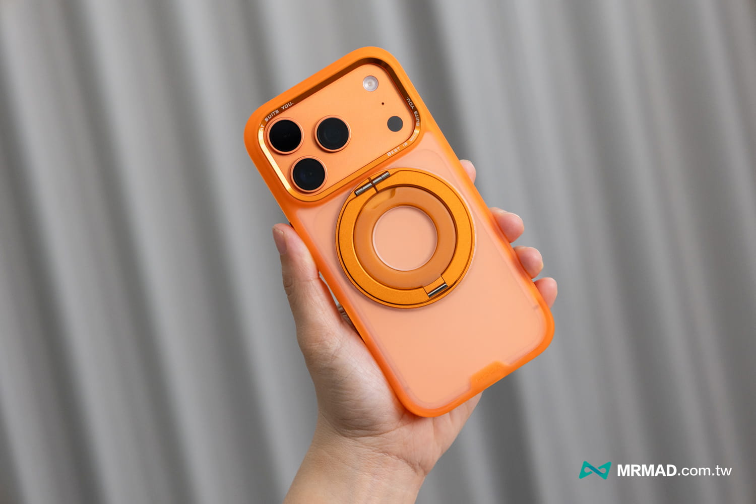hoda iPhone 17 柔石支架指環手機殼開箱 2