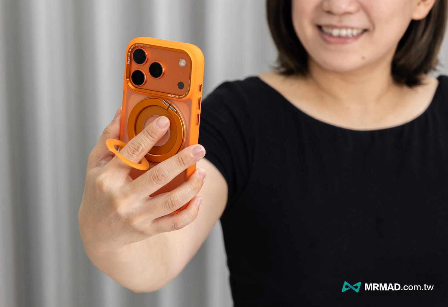 hoda iPhone 17 柔石支架指環手機殼開箱 5