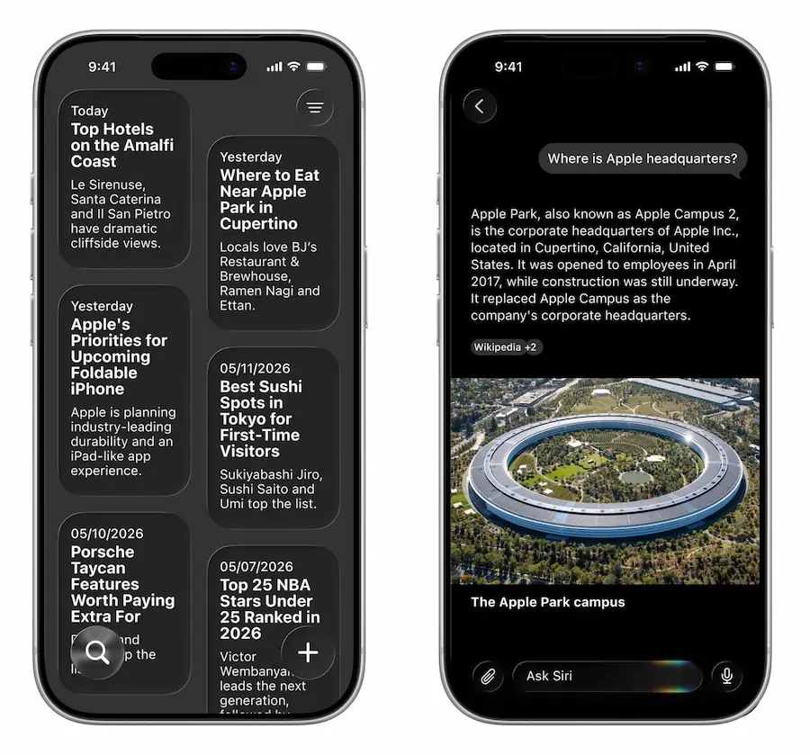 iOS 27 Siri 亮點2:Siri 將具備個人化理解能力