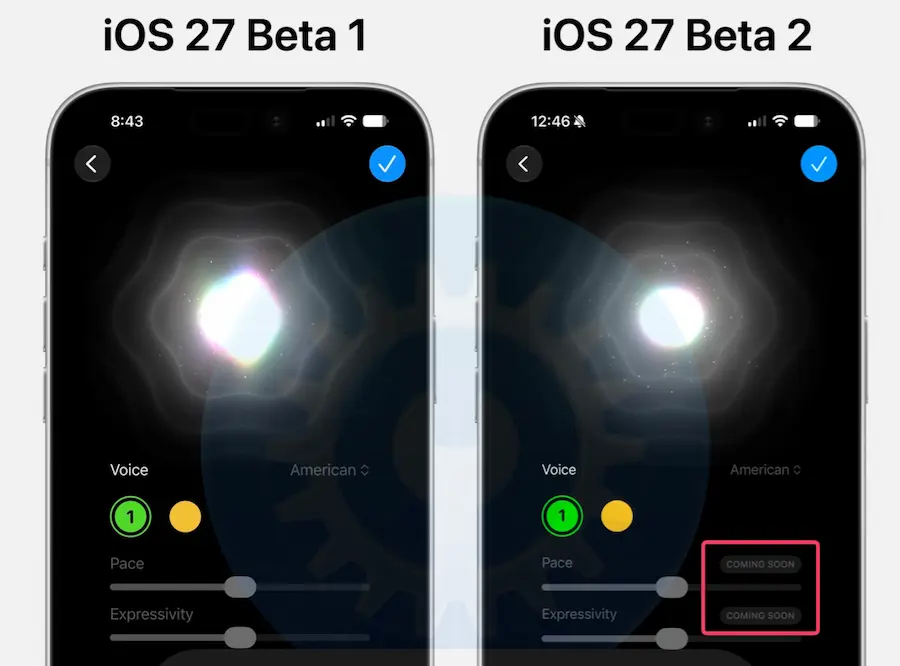 Siri 語音設定新功能設定