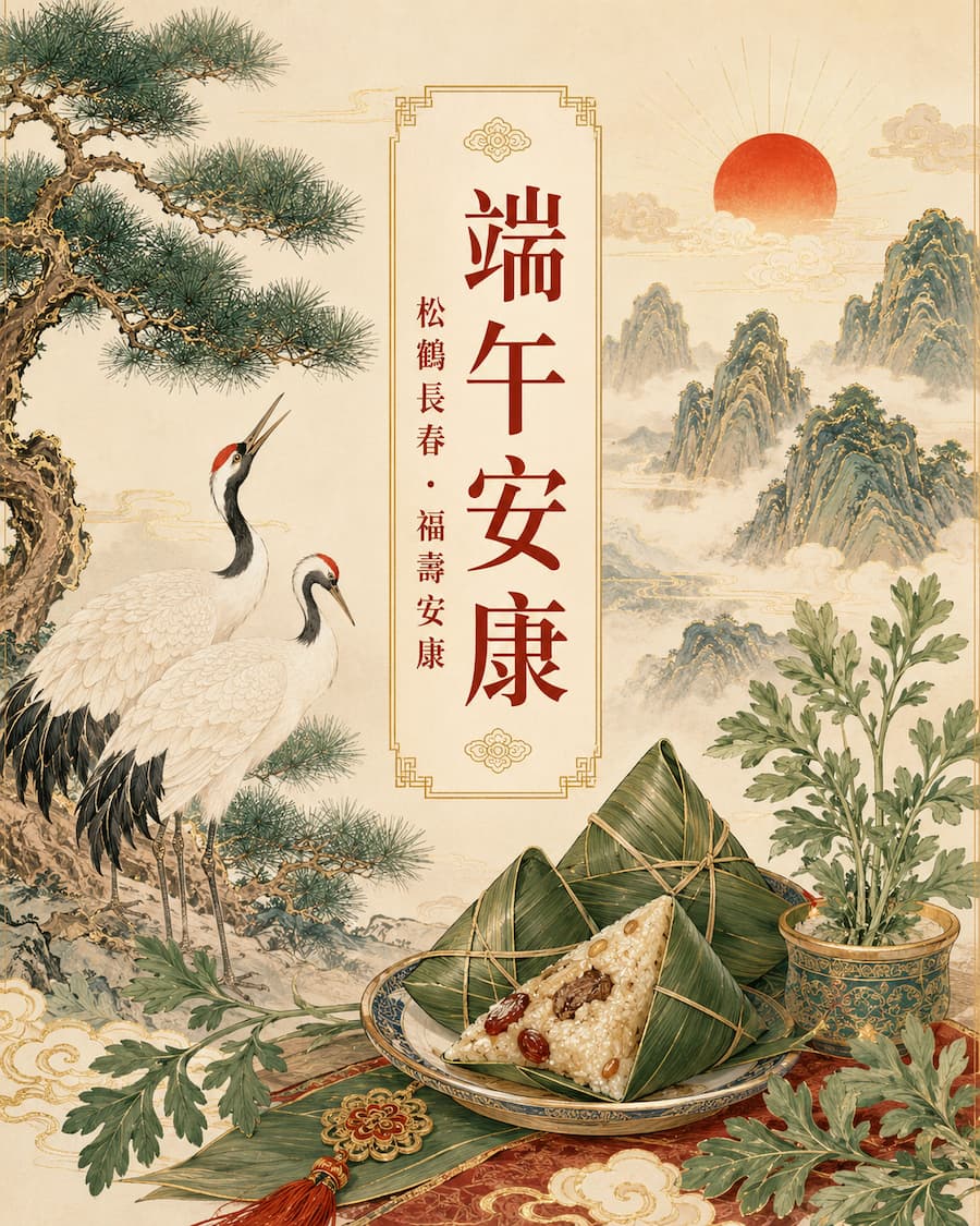 happy duanwu festival 2026 stickers download a6