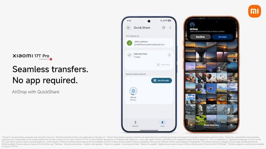 quick share android list iphone transfer a2