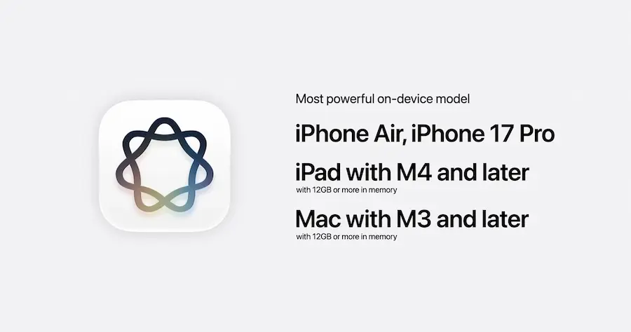 最強裝置端Siri AI模型,引發12GB RAM強制分級爭議