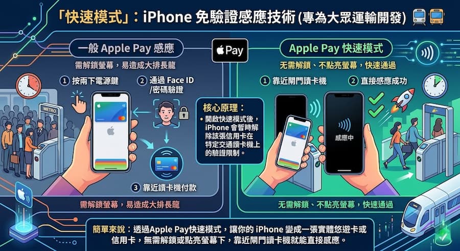 Apple Pay 快速模式（快速交通卡）是什麼？ 1