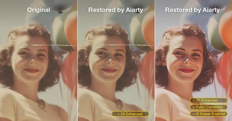 AI 照片修復工具《Aiarty Image Enhancer》有哪些功能 3