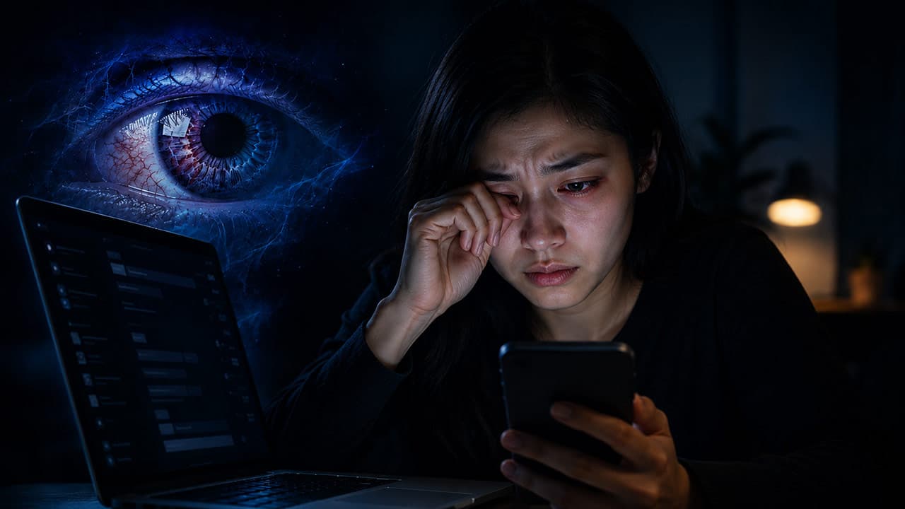 dark mode eye strain facts