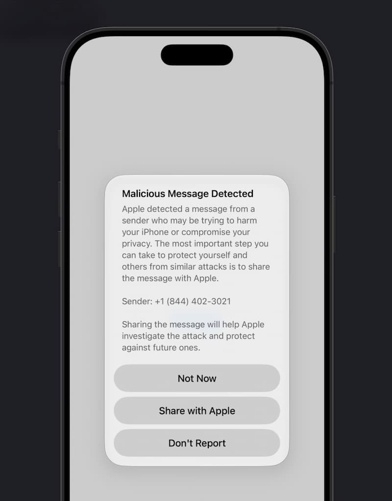 iOS 26.6 惡意 iMessage 安全警示功能是什麼