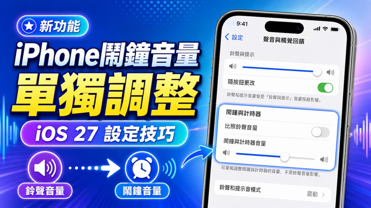 change iphone alarm volume independently ios