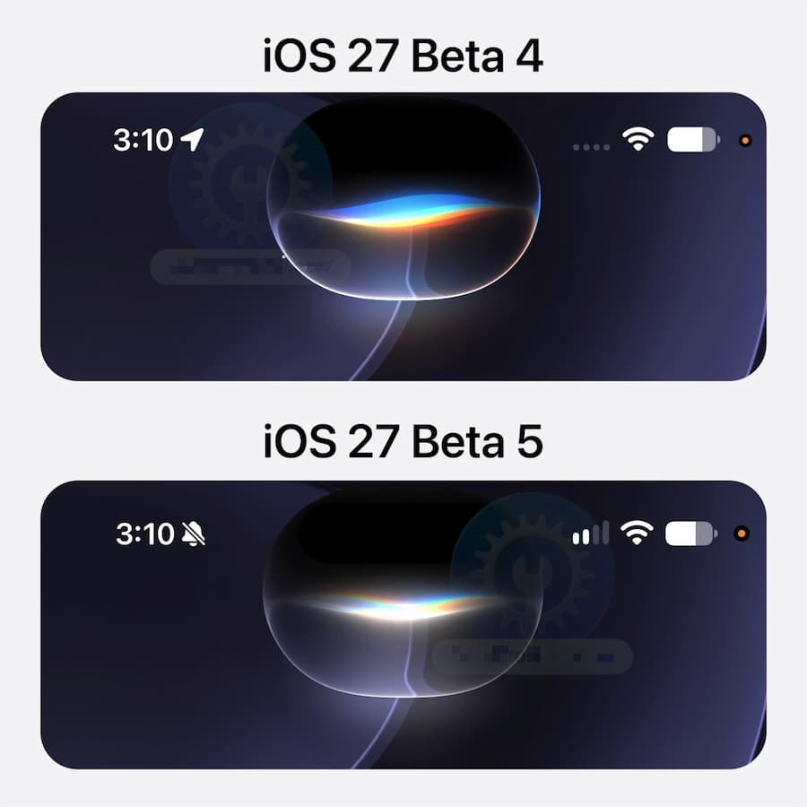 Siri 啟動動畫色彩降低