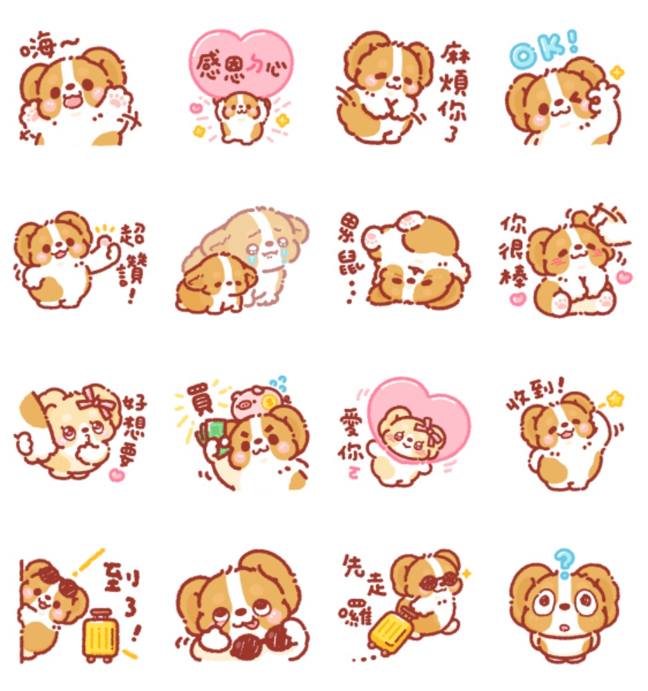 LINE購物夯話題 × 柯基犬卡卡實用篇