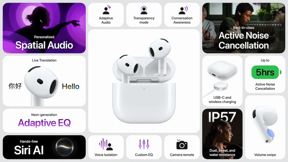 AirPods 5:開放式降噪效果再提升50%