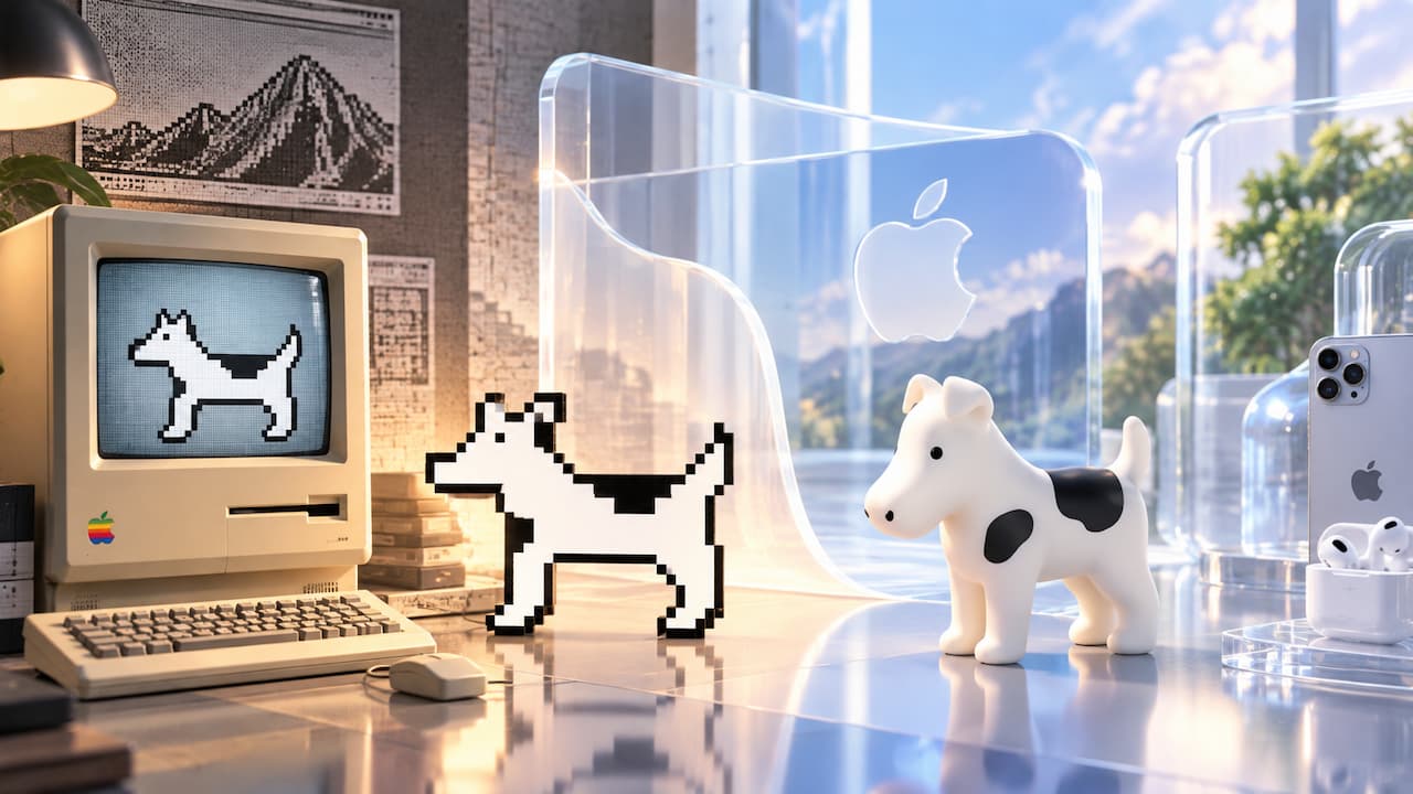 蘋果狗牛Clarus成iOS 27彩蛋!它是誰?回顧經典彩蛋文化