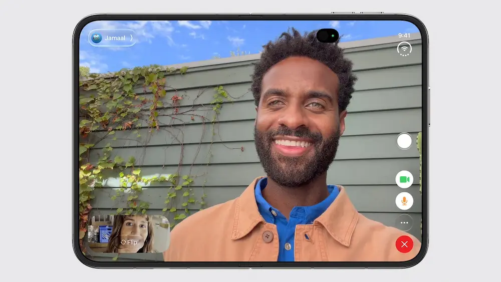 iPhone Duo亮點7:螢幕藏1200萬畫素FaceTime相機