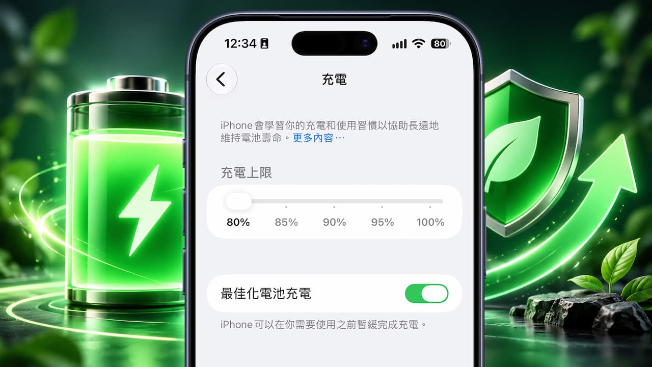 iPhone充電80%電池更耐用？網友實測一年電池壽命結果出爐