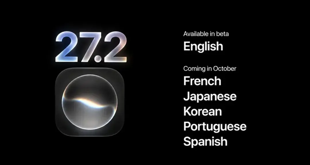 ios 27 2 siri ai New language