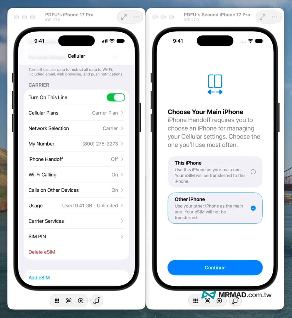 iPhone電話號碼接力要怎麼設定?主裝置與副裝置運作方式 1