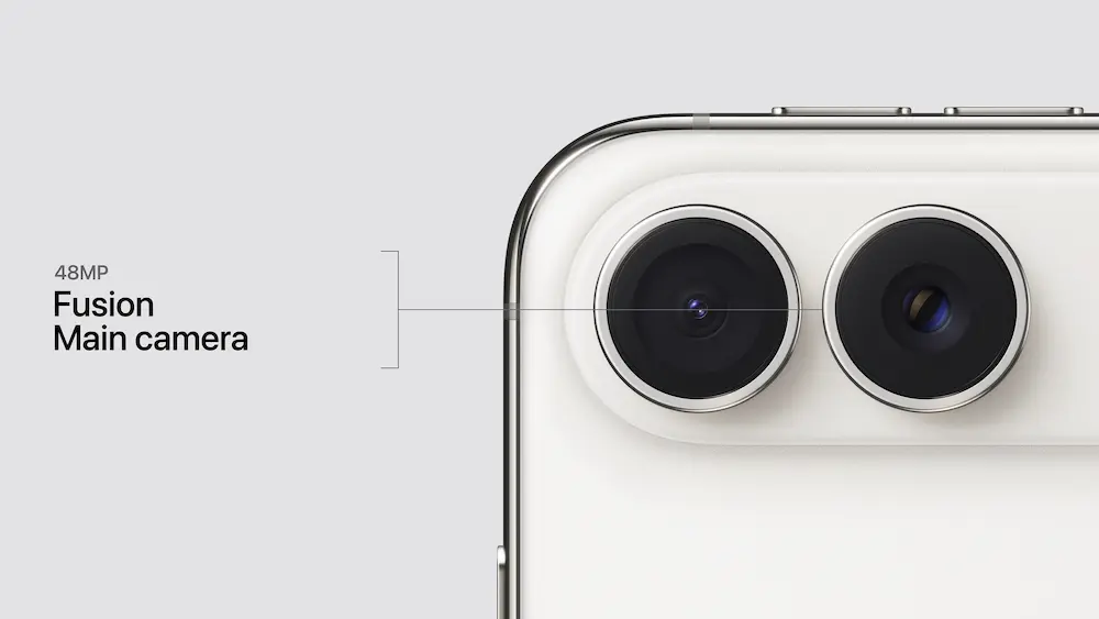 iPhone Duo亮點6:4800萬雙鏡頭配置換取輕薄機身