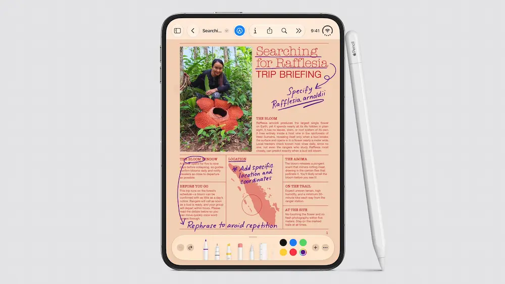 iPhone Duo亮點9:支援Apple Pencil手寫筆