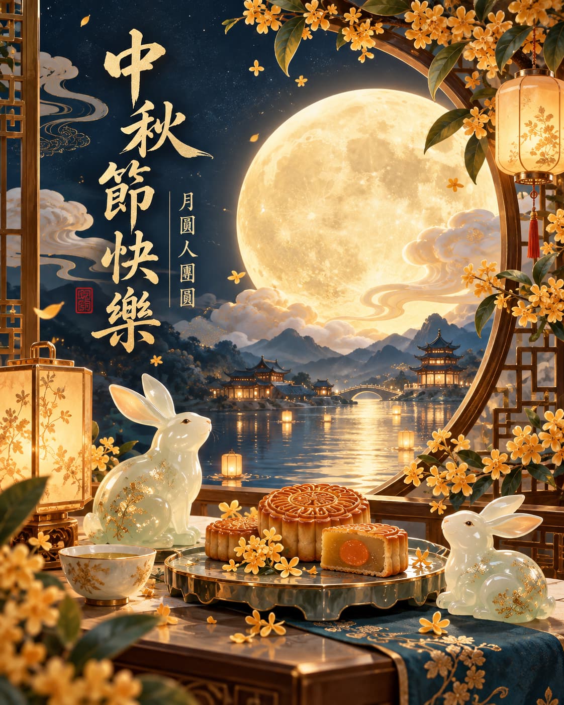 mid autumn 2026 line stickers blessings list b1