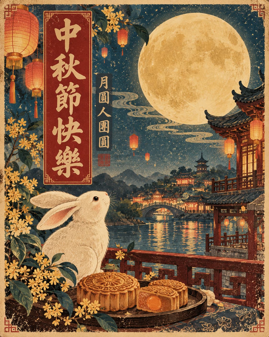 mid autumn 2026 line stickers blessings list b13