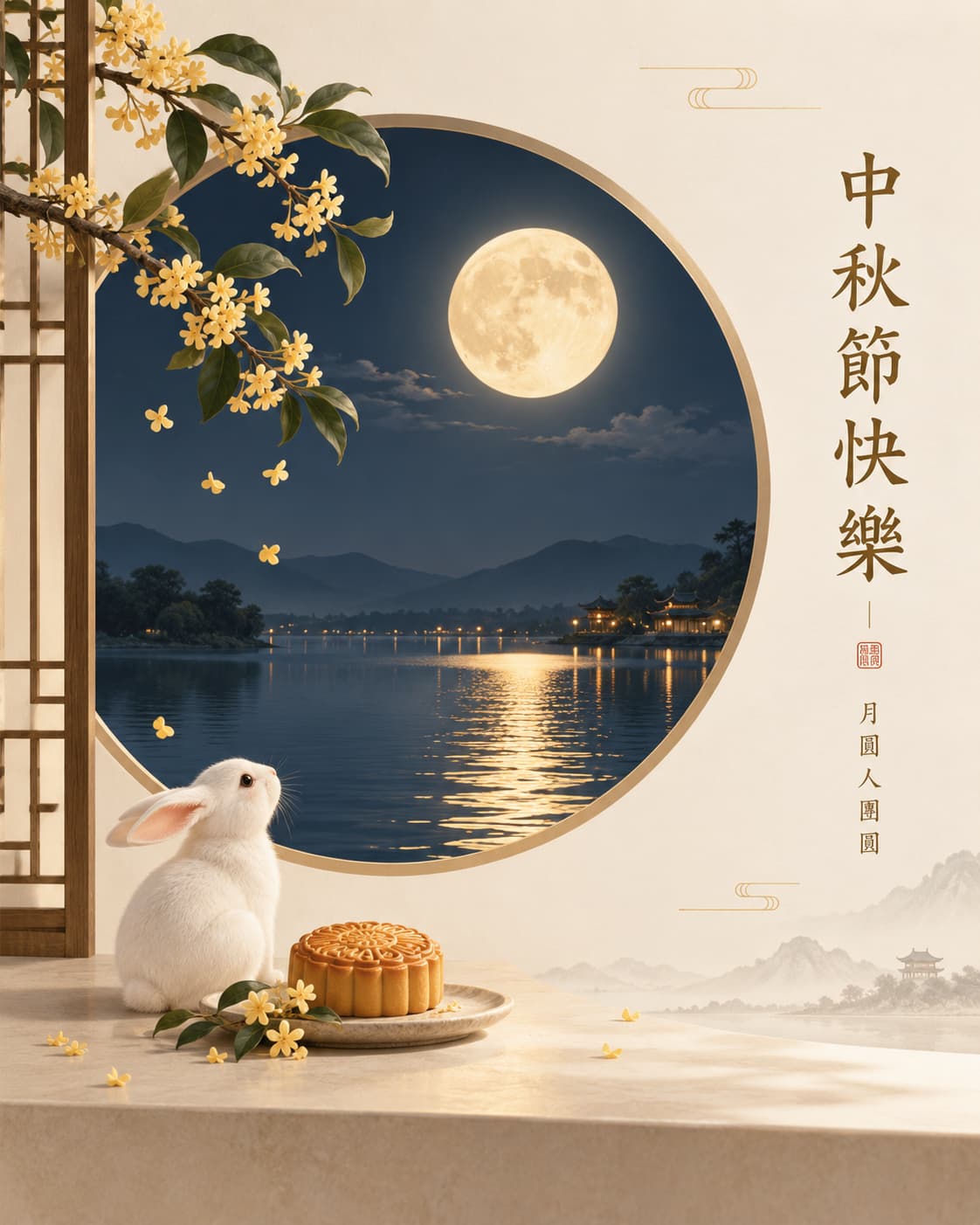 mid autumn 2026 line stickers blessings list b3