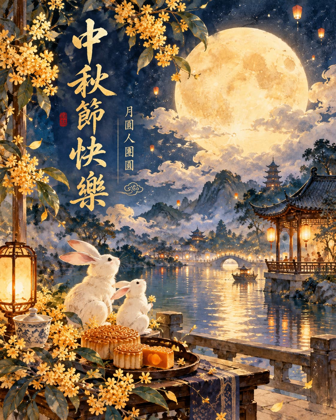 mid autumn 2026 line stickers blessings list b4