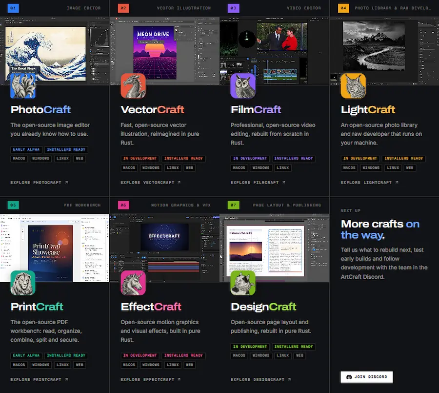 ArtCraft是什麼？利用AI與Rust打造免費Adobe替代工具