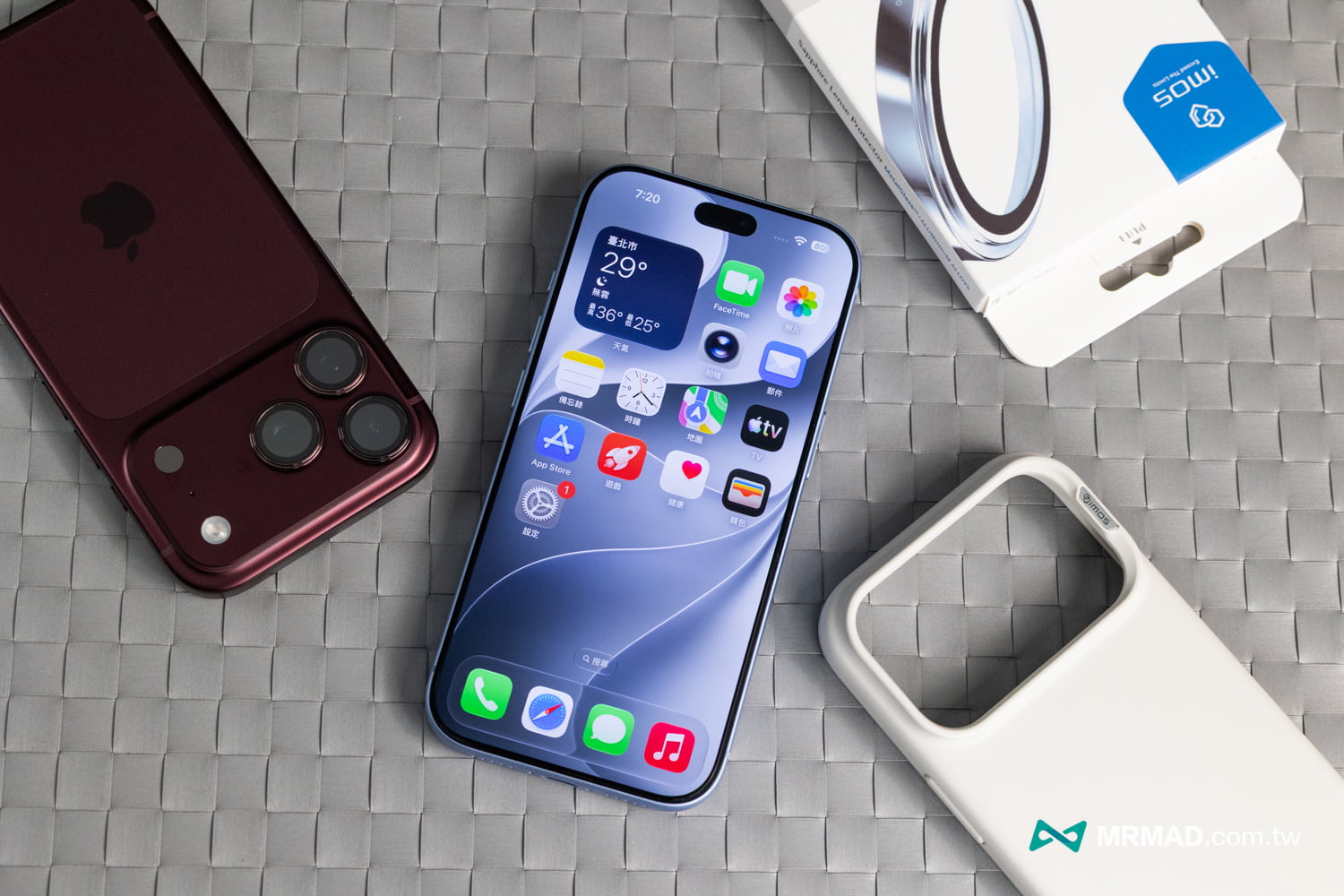 imos iPhone 18 Pro防護三件套開箱!低藍光AR保護貼、藍寶石鏡頭貼與歐拉盾軍規防摔殼全解析