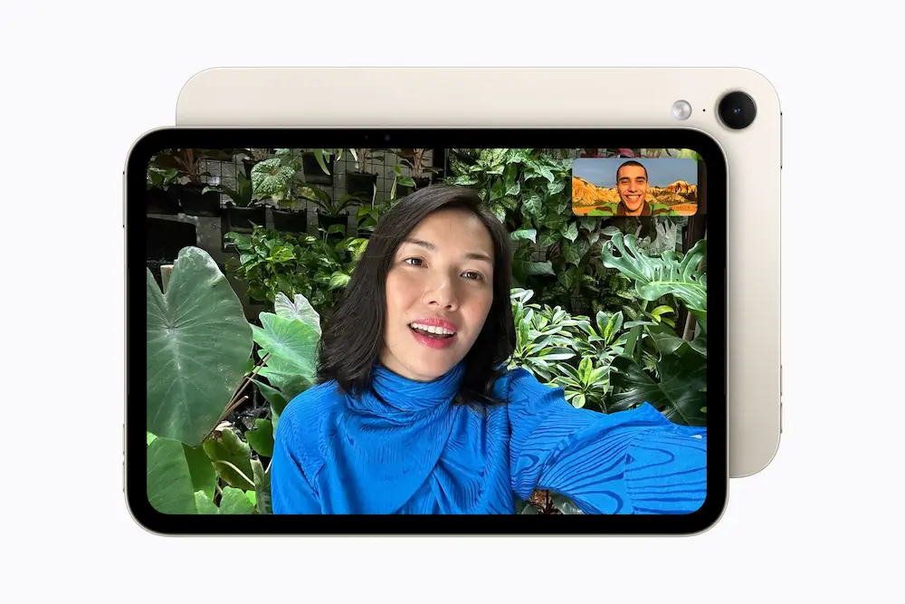 iPad mini 8 規格亮點六:前置鏡頭移至橫向位置