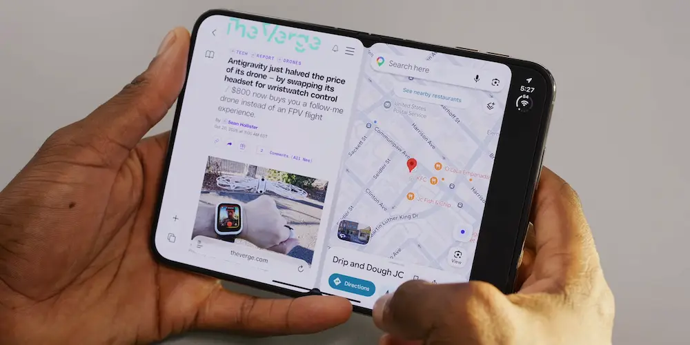 第三方 App 仍在適配,部分應用無法完整顯示大螢幕介面