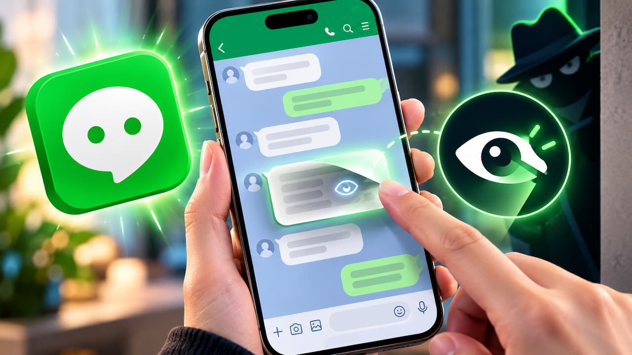 line peek messages without read receipts